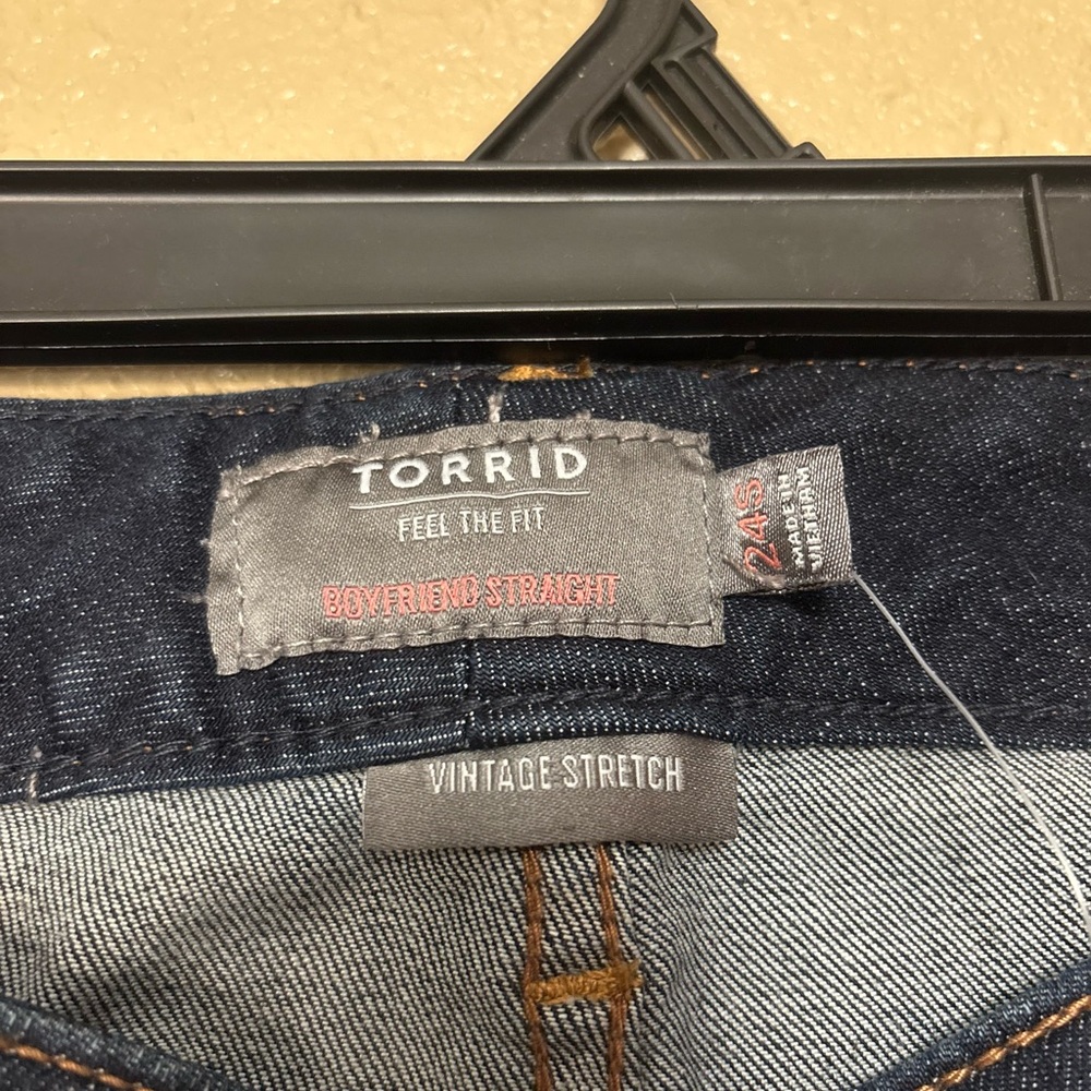 Torrid Blue Ankle Cropped Jeans Classic Denim - Picture 3 of 10